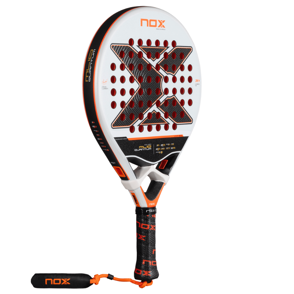 Pala de Padel Ml10 Quantum 3K by Miguel Lamperti 2025 + Tarro de pelotas +Overgrip + Protector - Sur SportsPalas