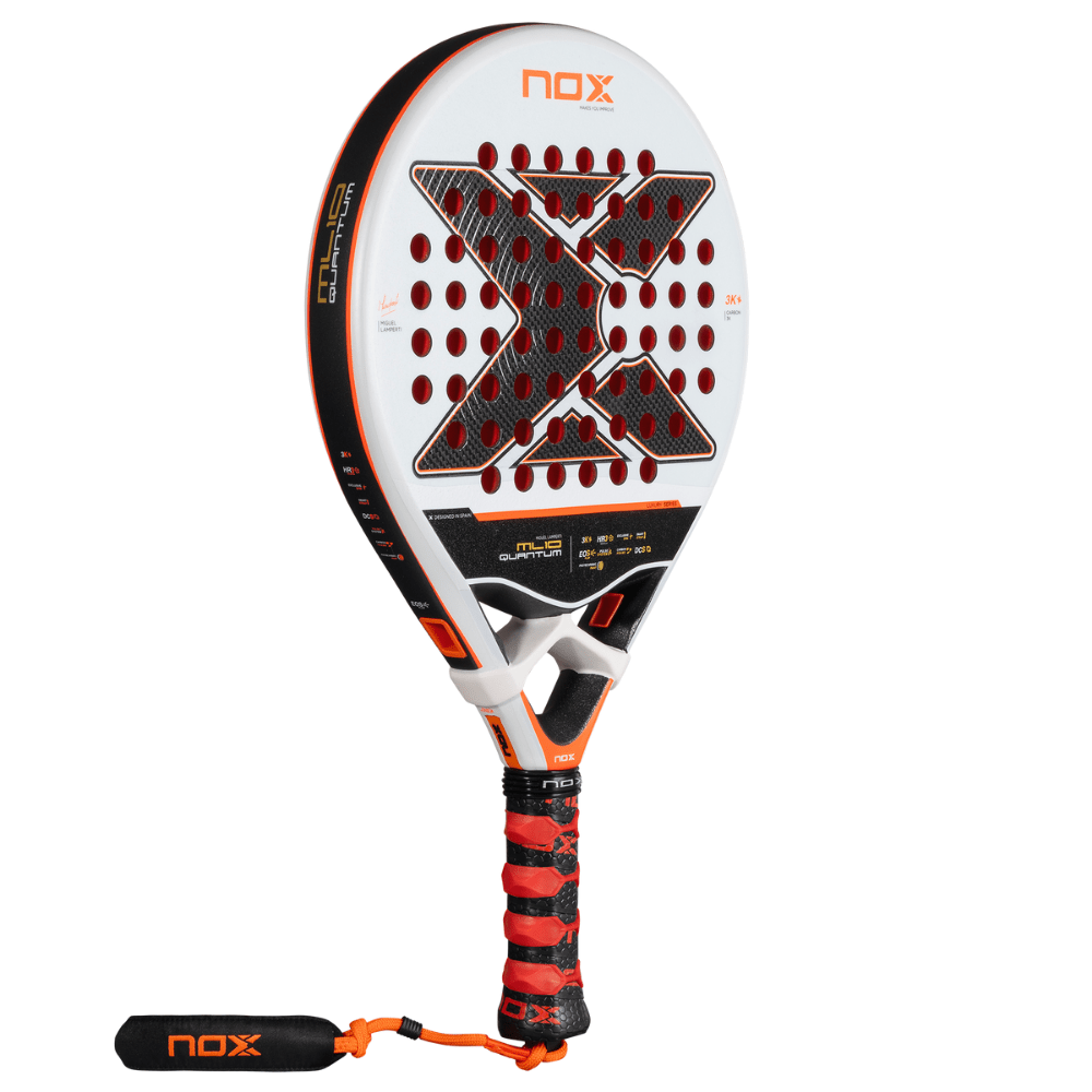 Pala de Padel Ml10 Quantum 3K by Miguel Lamperti 2025 + Tarro de pelotas +Overgrip + Protector - Sur SportsPalas