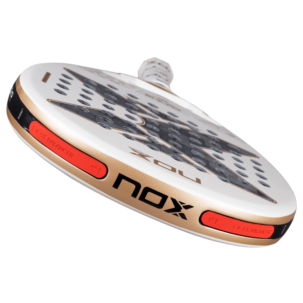 Pala de Padel Nox AT10 Genius 12K Alum XTREM 2026 + Tarro de pelotas +Overgrip + Protector - Sur SportsPalas
