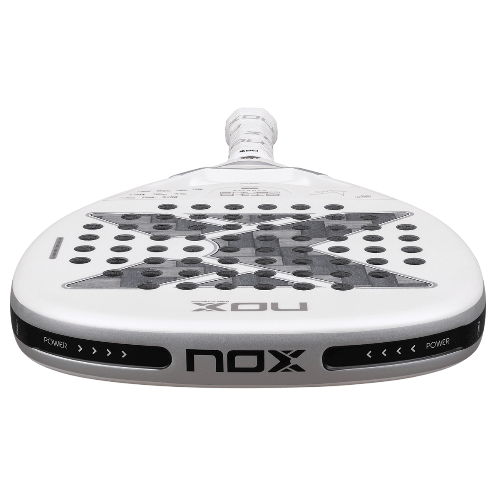 Pala de Padel Nox AT10 Genius Attack 12K Alum XTREM 2026 + Tarro de pelotas +Overgrip + Protector - Sur SportsPalas