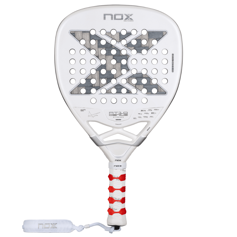Pala de Padel Nox AT10 Genius Attack 12K Alum XTREM 2026 + Tarro de pelotas +Overgrip + Protector - Sur SportsPalas