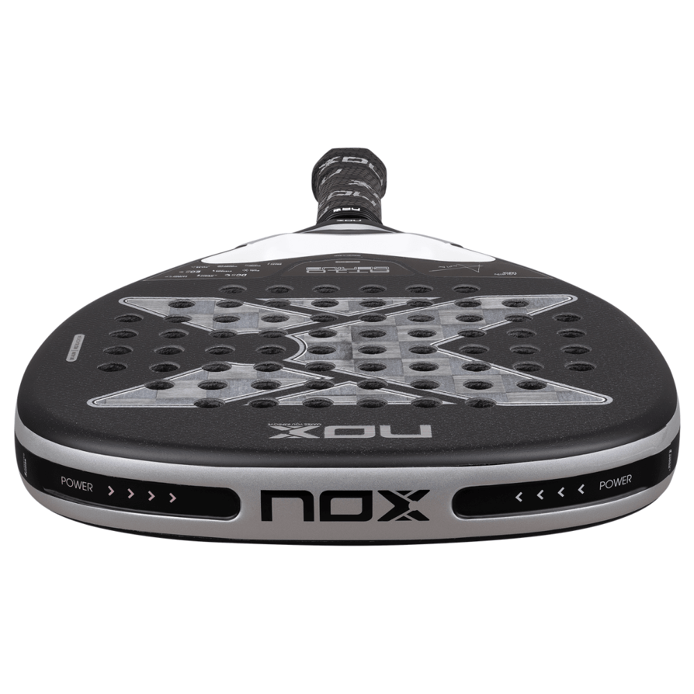 Pala de Padel Nox AT10 Genius Attack 18K Alum 2026 + Tarro de pelotas +Overgrip + Protector - Sur SportsPalas