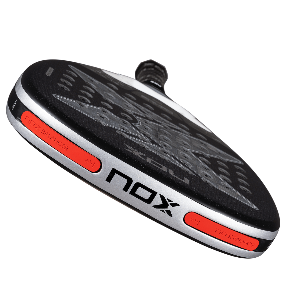 Pala de Padel Nox AT10 Genius Attack 18K Alum 2026 + Tarro de pelotas +Overgrip + Protector - Sur SportsPalas