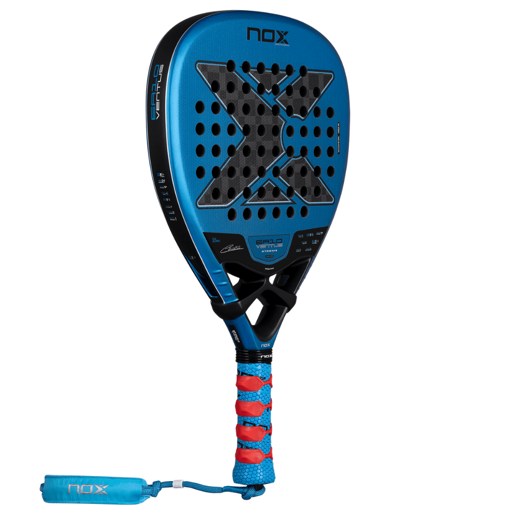 Pala de Padel Nox EA10 Ventus Attack 12K Xtreme by Edu Alonso 2026 + Tarro de pelotas +Overgrip + Protector - Sur SportsPalas