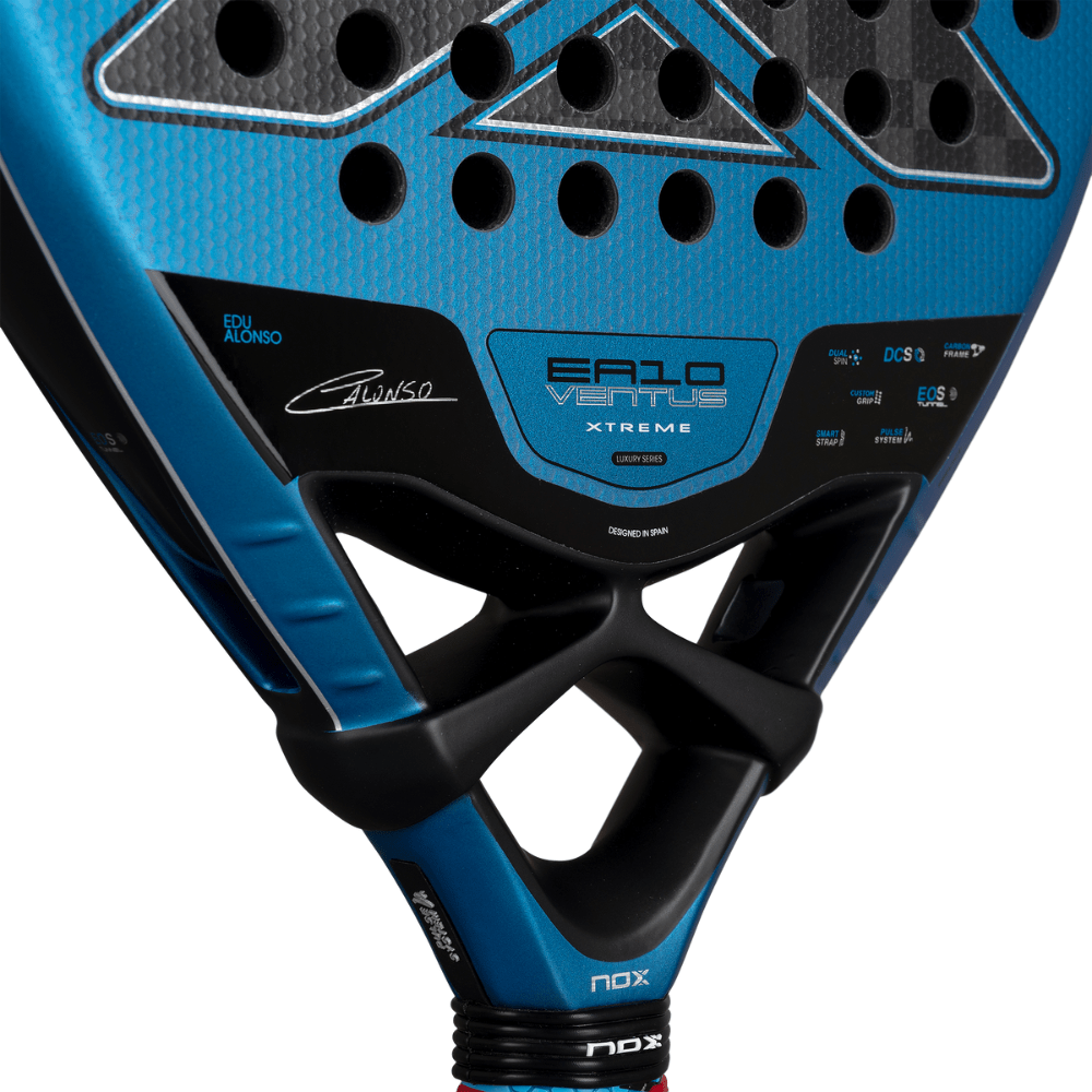 Pala de Padel Nox EA10 Ventus Attack 12K Xtreme by Edu Alonso 2026 + Tarro de pelotas +Overgrip + Protector - Sur SportsPalas