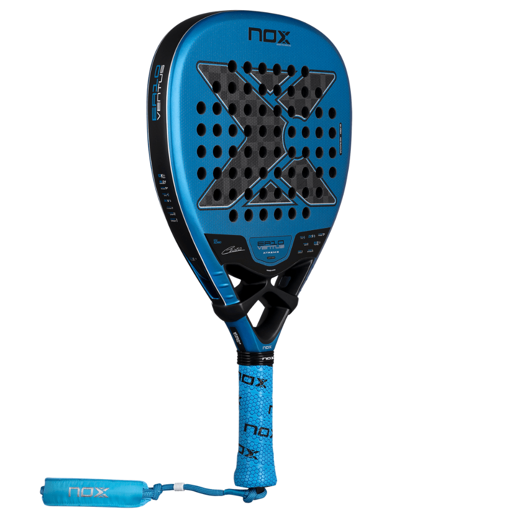Pala de Padel Nox EA10 Ventus Attack 12K Xtreme by Edu Alonso 2026 + Tarro de pelotas +Overgrip + Protector - Sur SportsPalas