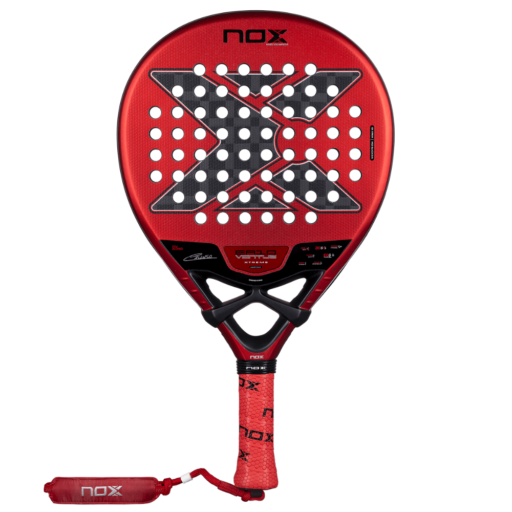 Pala de Padel Nox EA10 Ventus Hybrid 12K XTREM 2026 + Tarro de pelotas +Overgrip + Protector - Sur SportsPalas