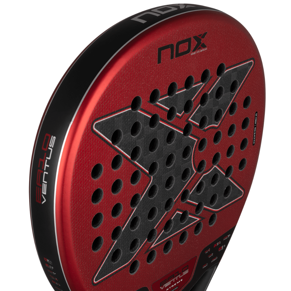 Pala de Padel Nox EA10 Ventus Hybrid 12K XTREM 2026 + Tarro de pelotas +Overgrip + Protector - Sur SportsPalas