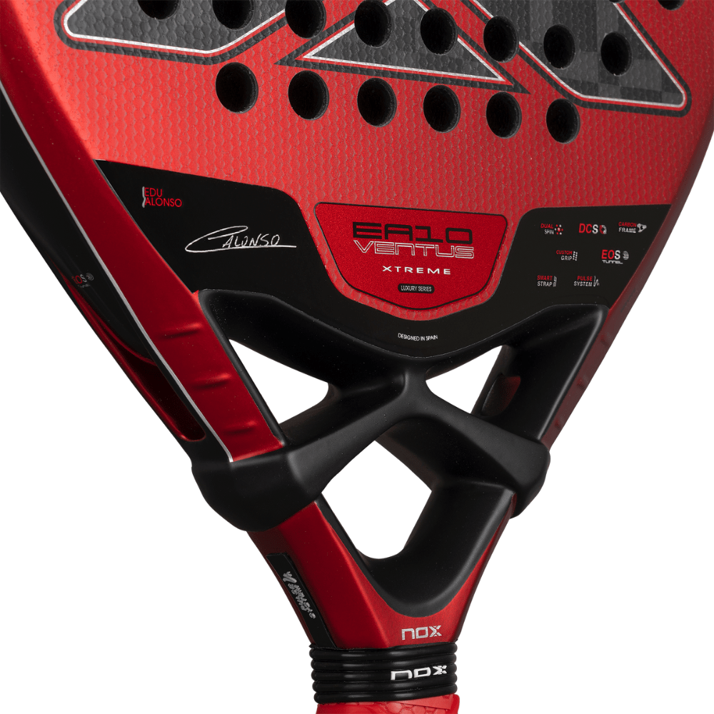 Pala de Padel Nox EA10 Ventus Hybrid 12K XTREM 2026 + Tarro de pelotas +Overgrip + Protector - Sur SportsPalas