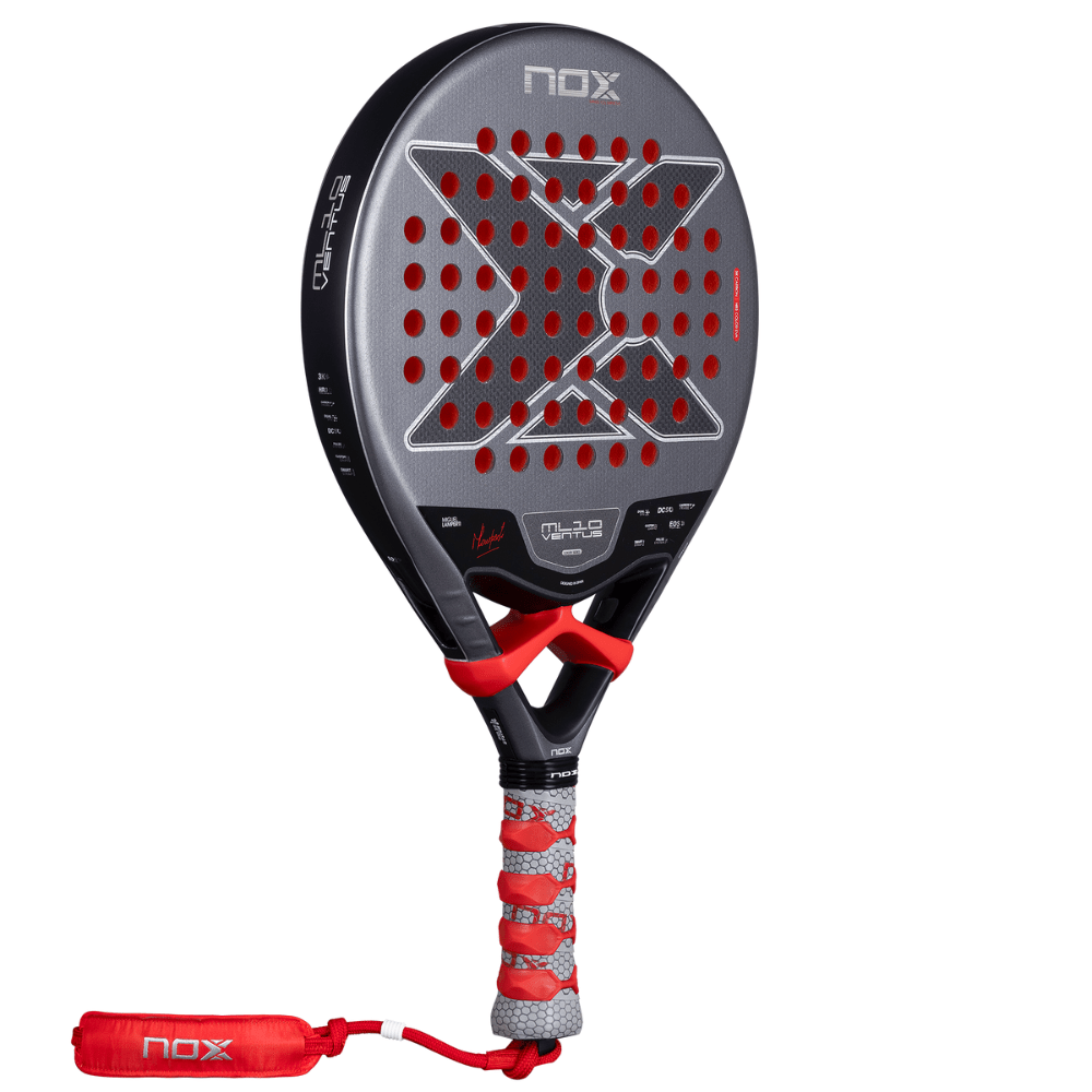 Pala de Padel Nox ML10 Ventus Control 3K by Miguel Lamperti 2026 + Tarro de pelotas +Overgrip + Protector - Sur SportsPalas