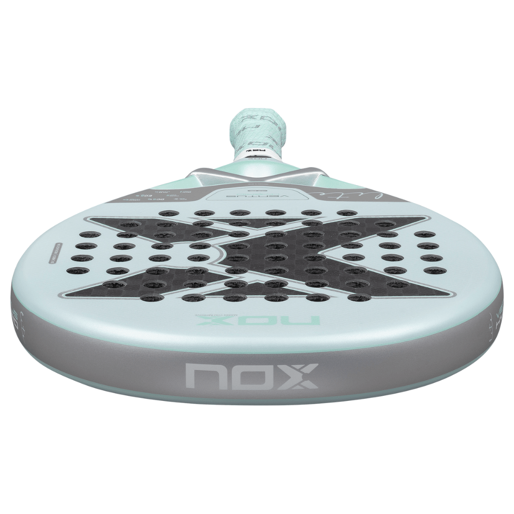 Pala de Padel Nox Ventus Hybrid 12K Lite 2026 + Tarro de pelotas +Overgrip + Protector - Sur SportsPalas