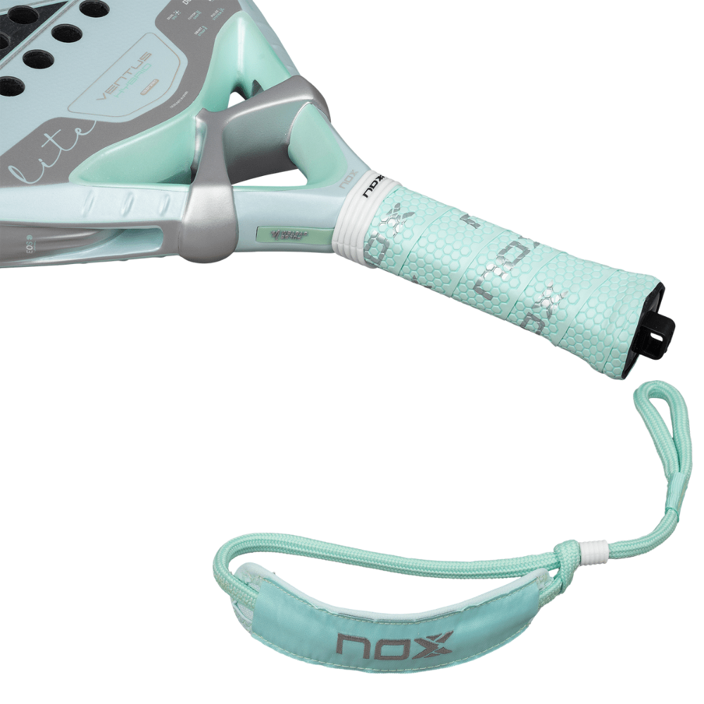 Pala de Padel Nox Ventus Hybrid 12K Lite 2026 + Tarro de pelotas +Overgrip + Protector - Sur SportsPalas