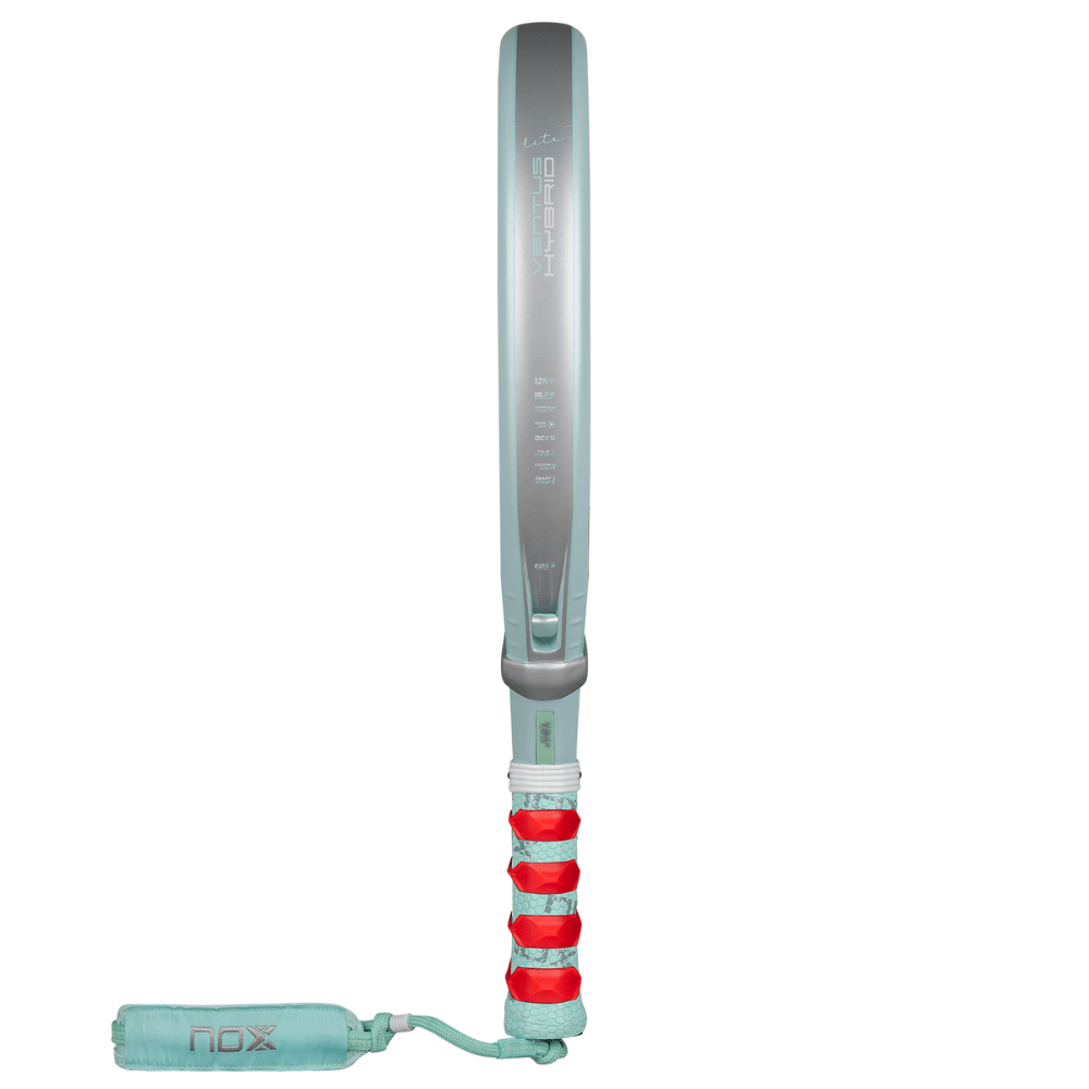 Pala de Padel Nox Ventus Hybrid 12K Lite 2026 + Tarro de pelotas +Overgrip + Protector - Sur SportsPalas