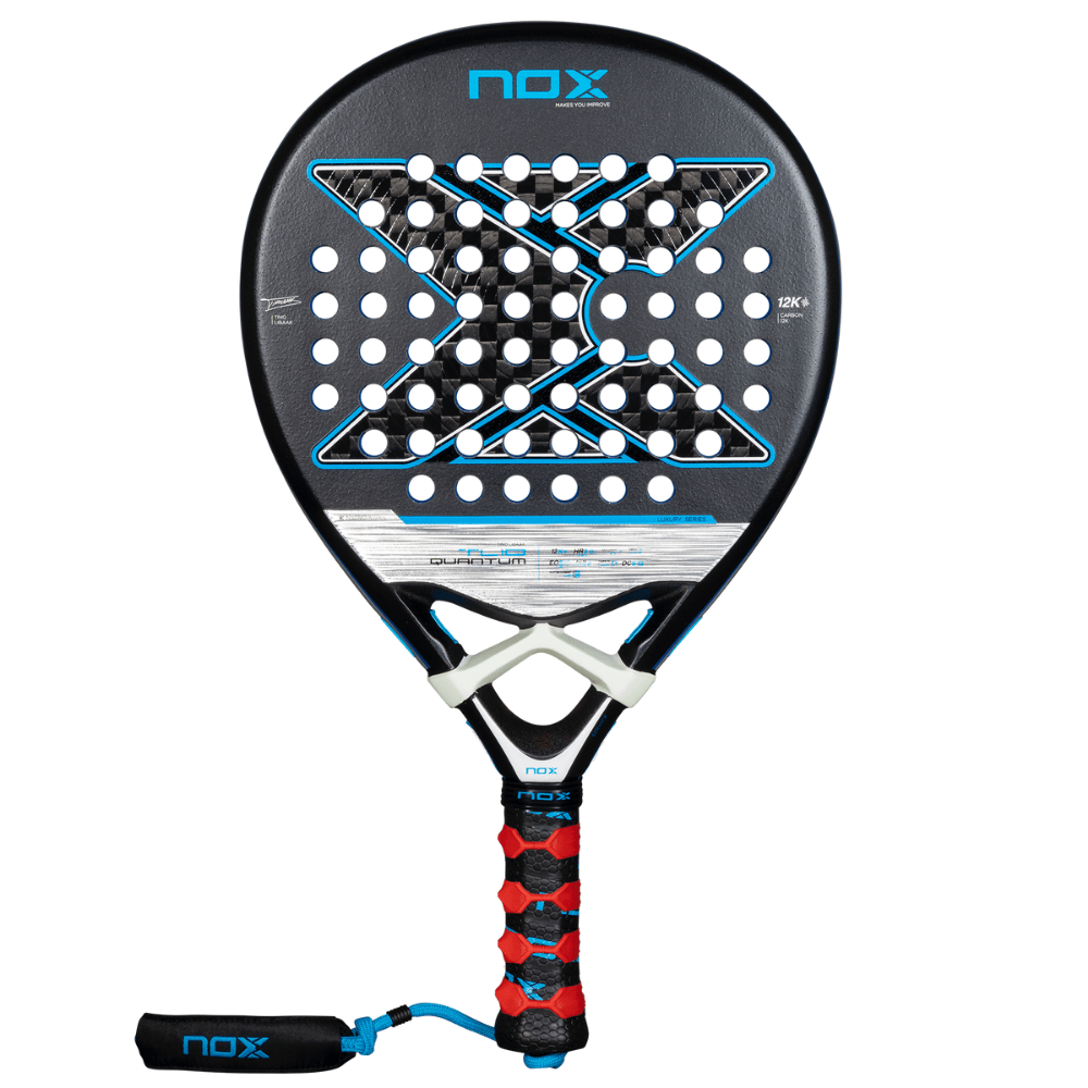 Pala de Padel Tl10 Quantum 12K by Tino Libaak 2025 + Tarro de pelotas +Overgrip + Protector - Sur SportsPalas