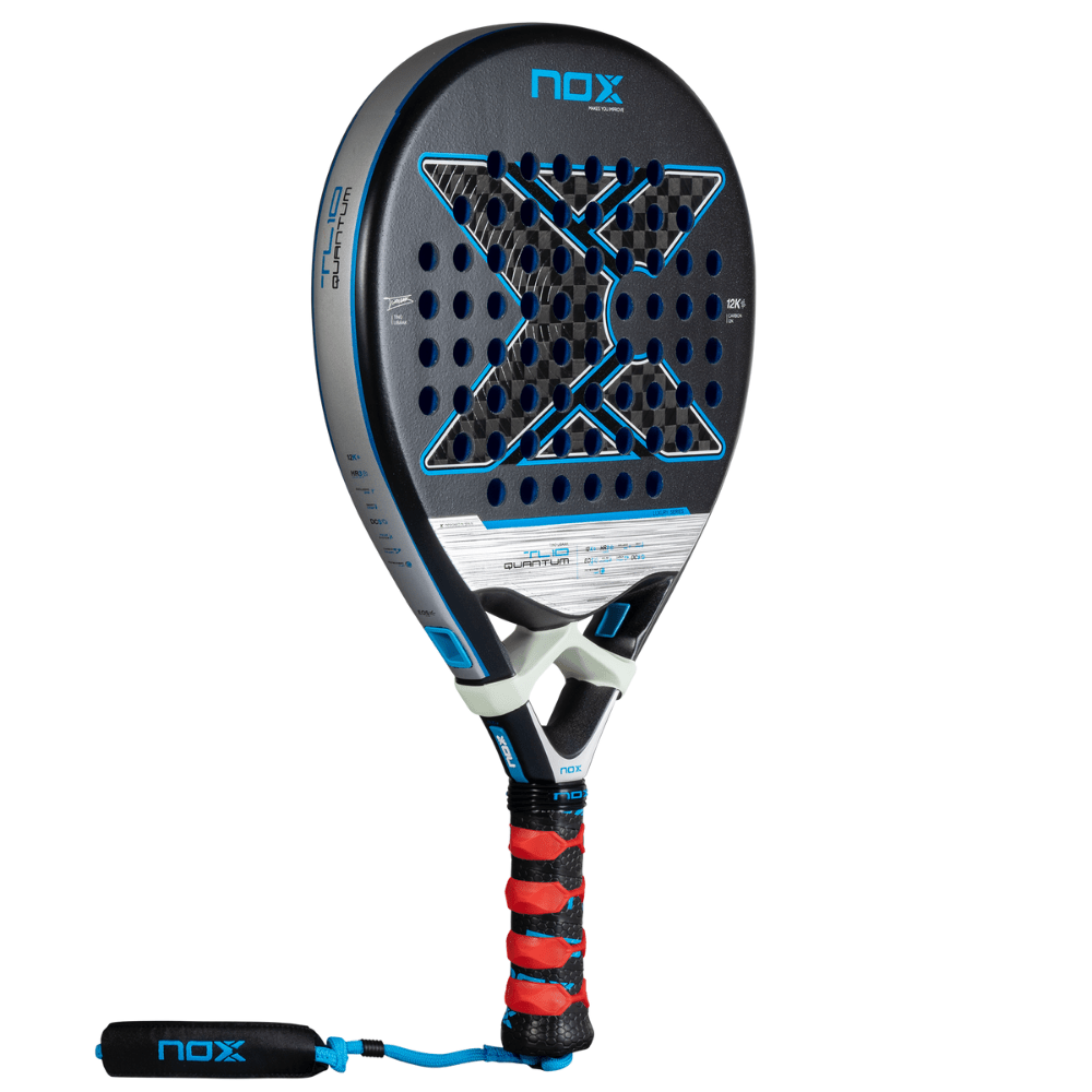 Pala de Padel Tl10 Quantum 12K by Tino Libaak 2025 + Tarro de pelotas +Overgrip + Protector - Sur SportsPalas
