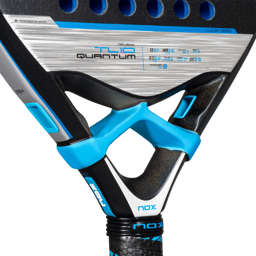 Pala de Padel Tl10 Quantum 12K by Tino Libaak 2025 + Tarro de pelotas +Overgrip + Protector - Sur SportsPalas