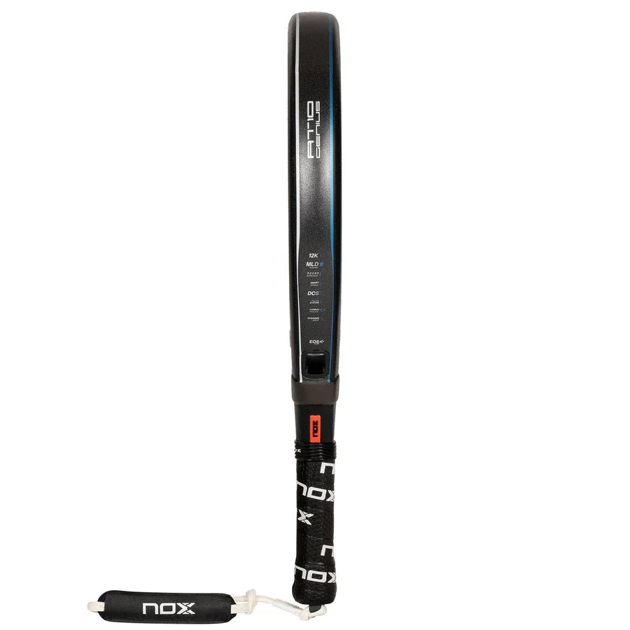 Pala Padel Nox AT10 Genius 12K By Agustin Tapia (360-375gr) 2024 Tarro de Pelotas+Overgrip+Funda