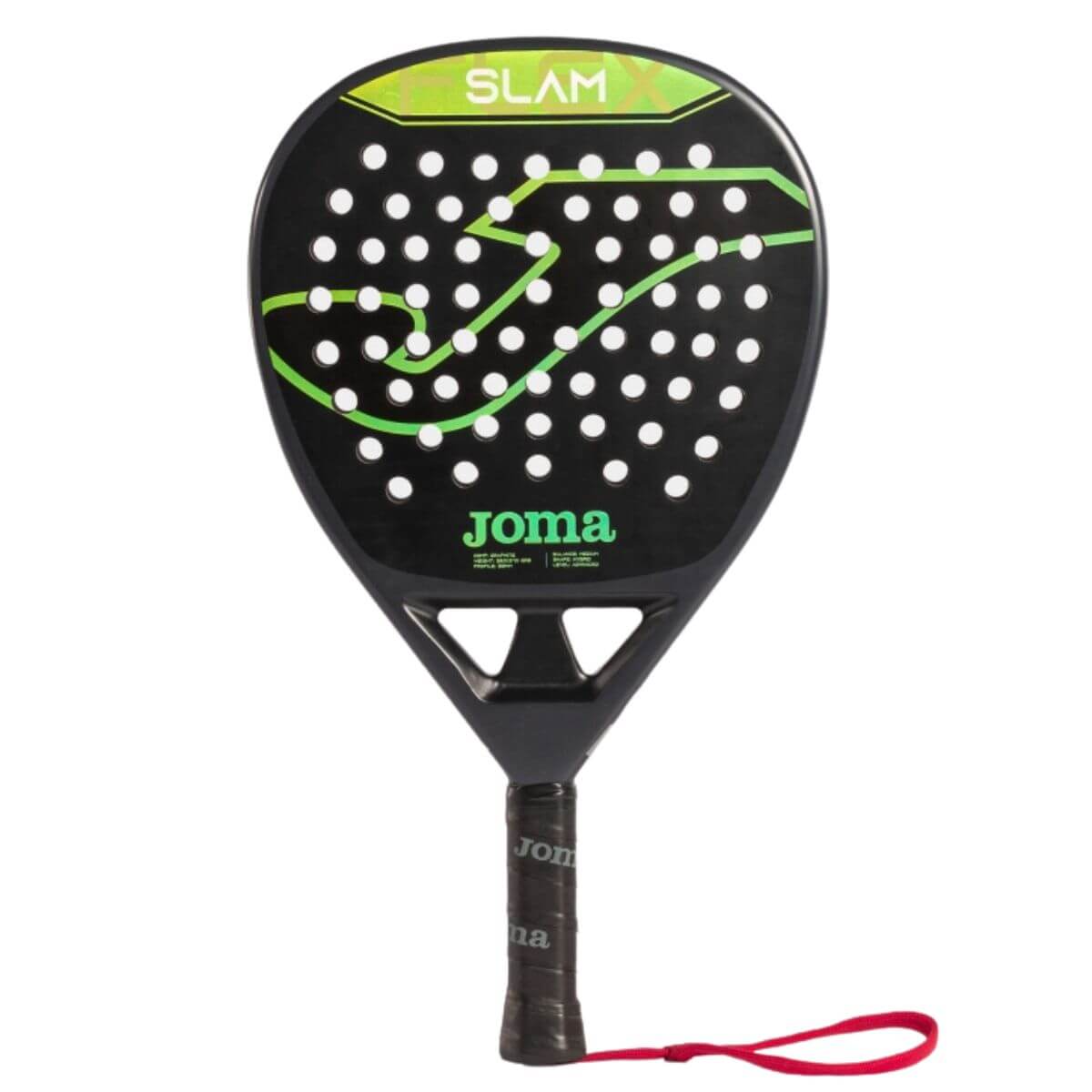 Pala Padel Joma Slam Flex Antracita Verde - Sur SportsPalas