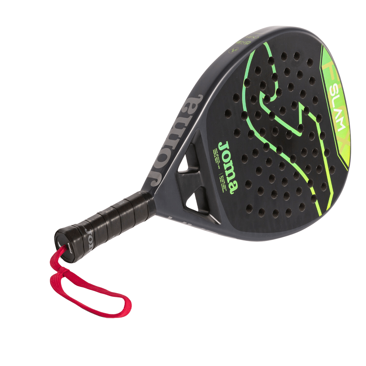 Pala Padel Joma Slam Flex Antracita Verde - Sur SportsPalas