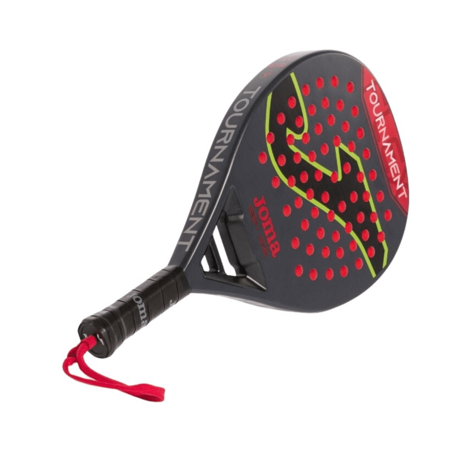 Pala Padel Joma Tournament Flex Negro Rojo - Sur SportsPalas
