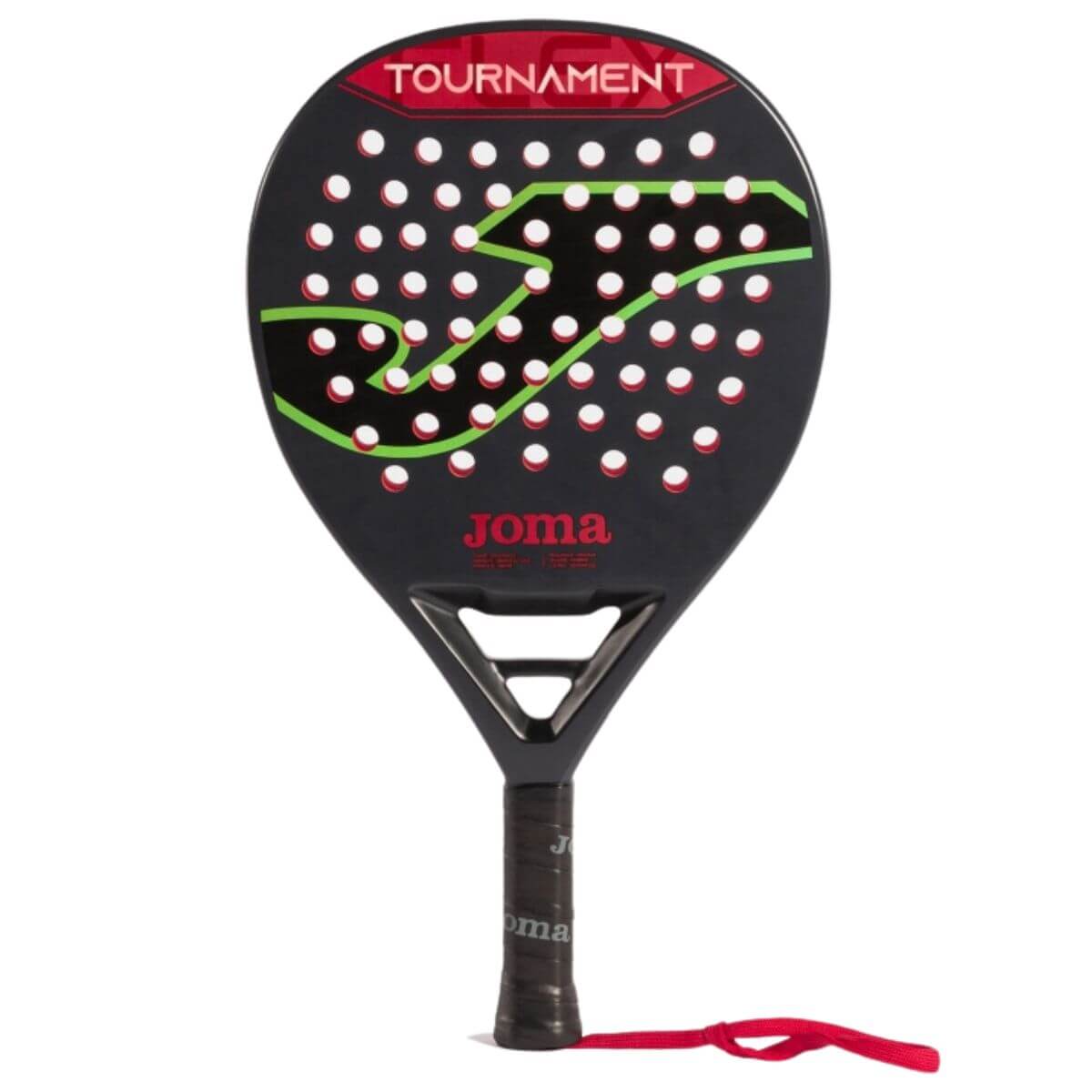 Pala Padel Joma Tournament Flex Negro Rojo - Sur SportsPalas