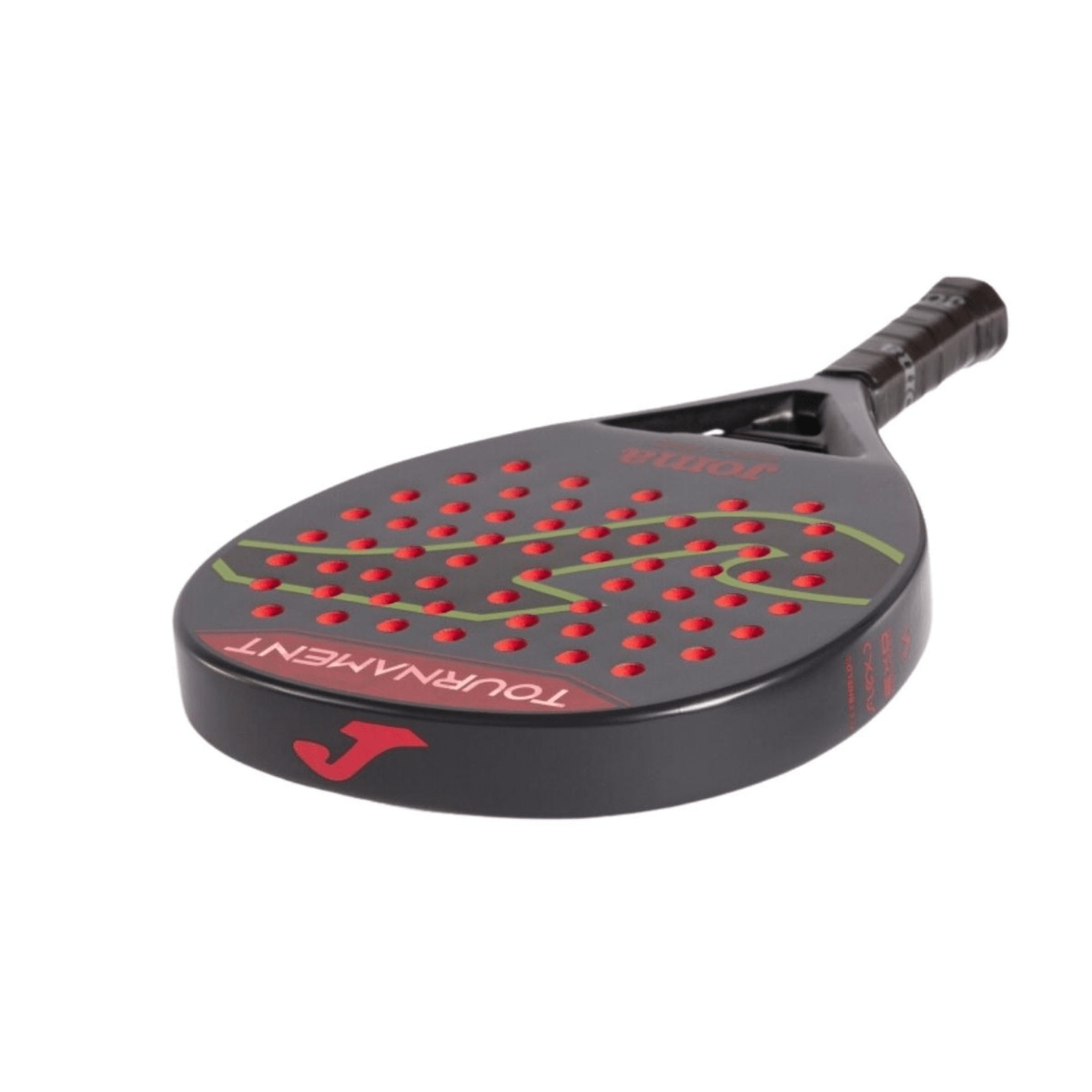 Pala Padel Joma Tournament Flex Negro Rojo - Sur SportsPalas