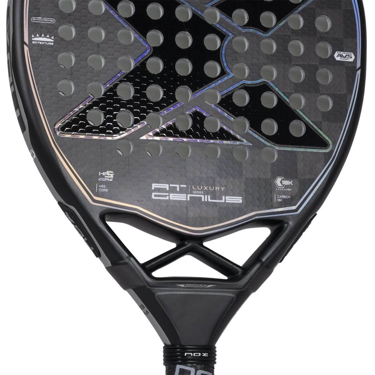Pala Padel Nox At Genius Attack 18K (360 - 375gr) 2023 - Sur SportsPalas