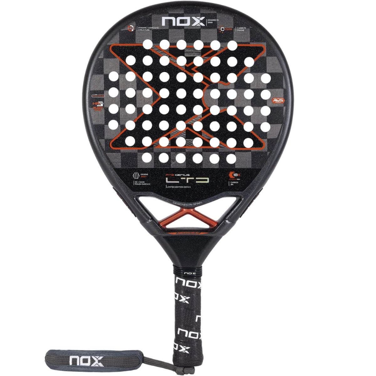 Pala Padel Nox AT Genius Limited Edition (360 - 375gr) 2023 - Sur SportsPalas