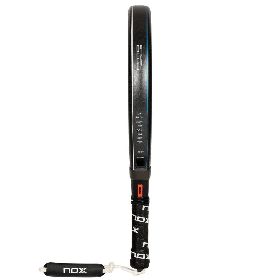 Pala Padel Nox AT10 Genius 12K By Agustin Tapia (360 - 375gr) 2024 Tarro de Pelotas+Overgrip+Funda - Sur SportsPalas