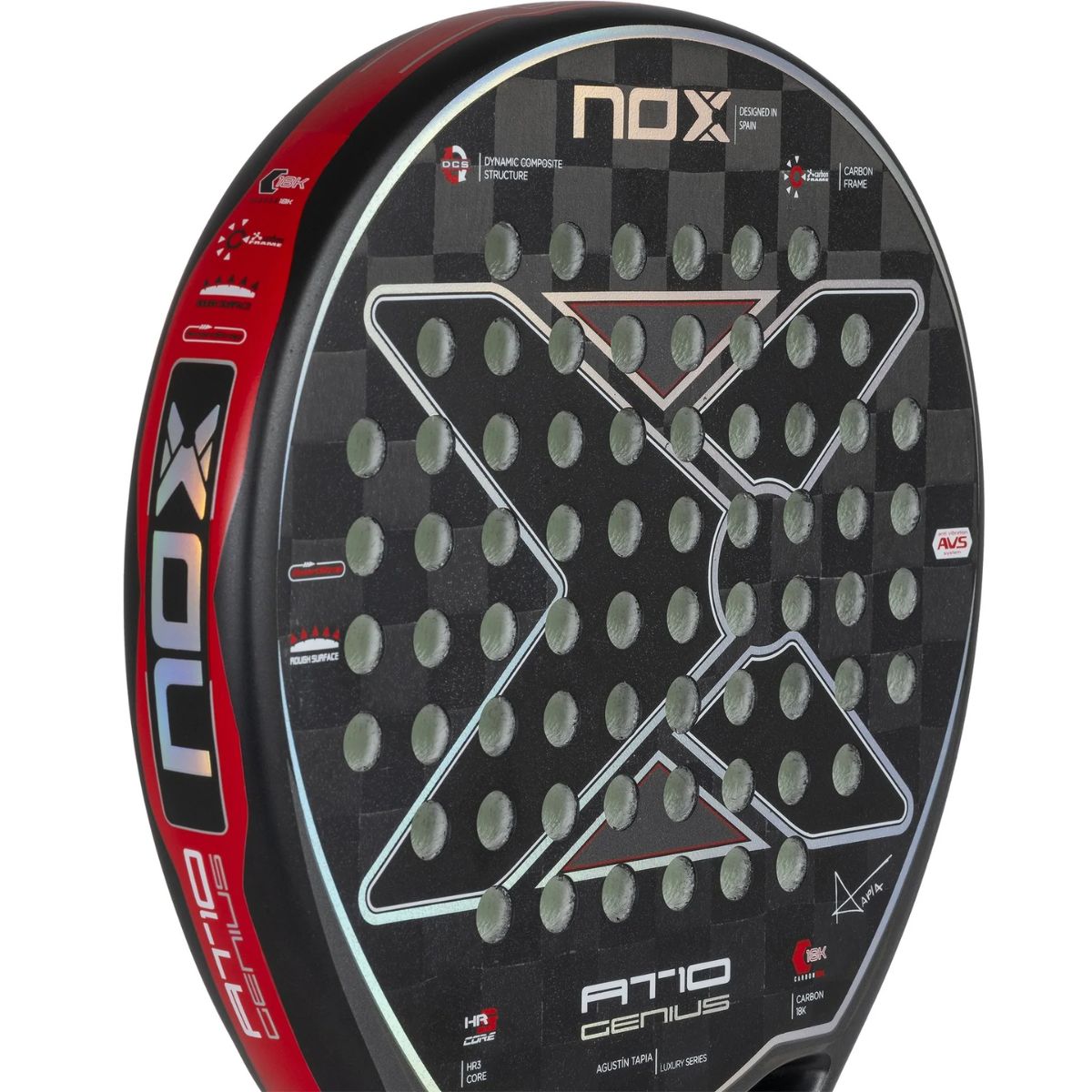 Pala Padel Nox AT10 Genius 18K Agustin Tapia 2023 - Sur SportsPalas