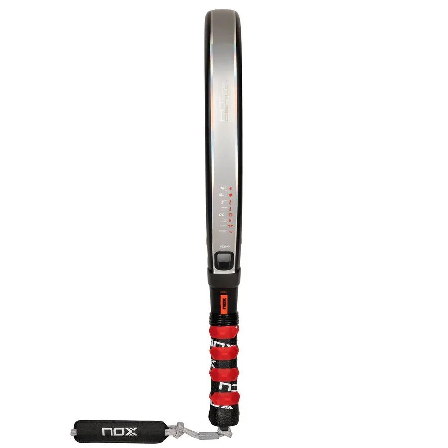 Pala Padel Nox AT10 Genius Attack By Agustin Tapia (360 - 375gr) 2024+Tarro de pelotas+Overgrip+Protector+Funda - Sur SportsPalas