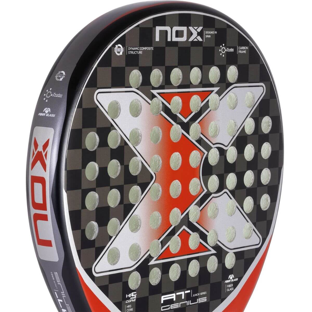 Pala Padel Nox AT10 Genius Jr By Agustin Tapia (335 - 345gr) 2023 - Sur SportsPalas