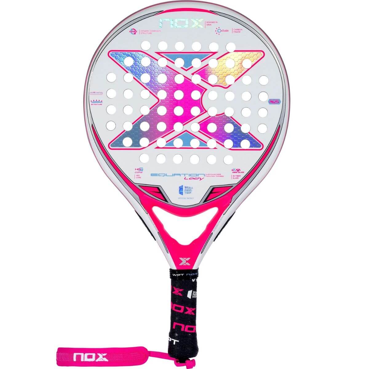 Pala Padel Nox Equation Lady Wpt Advanced Series (360 - 375gr) 2023 - Sur SportsPalas