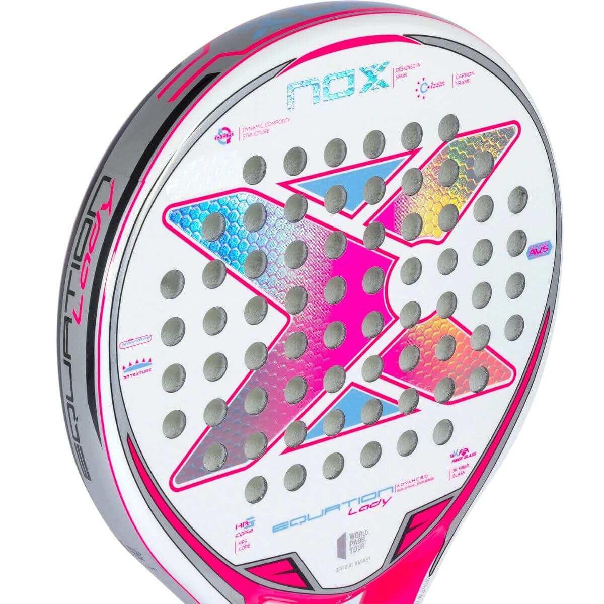 Pala Padel Nox Equation Lady Wpt Advanced Series (360 - 375gr) 2023 - Sur SportsPalas