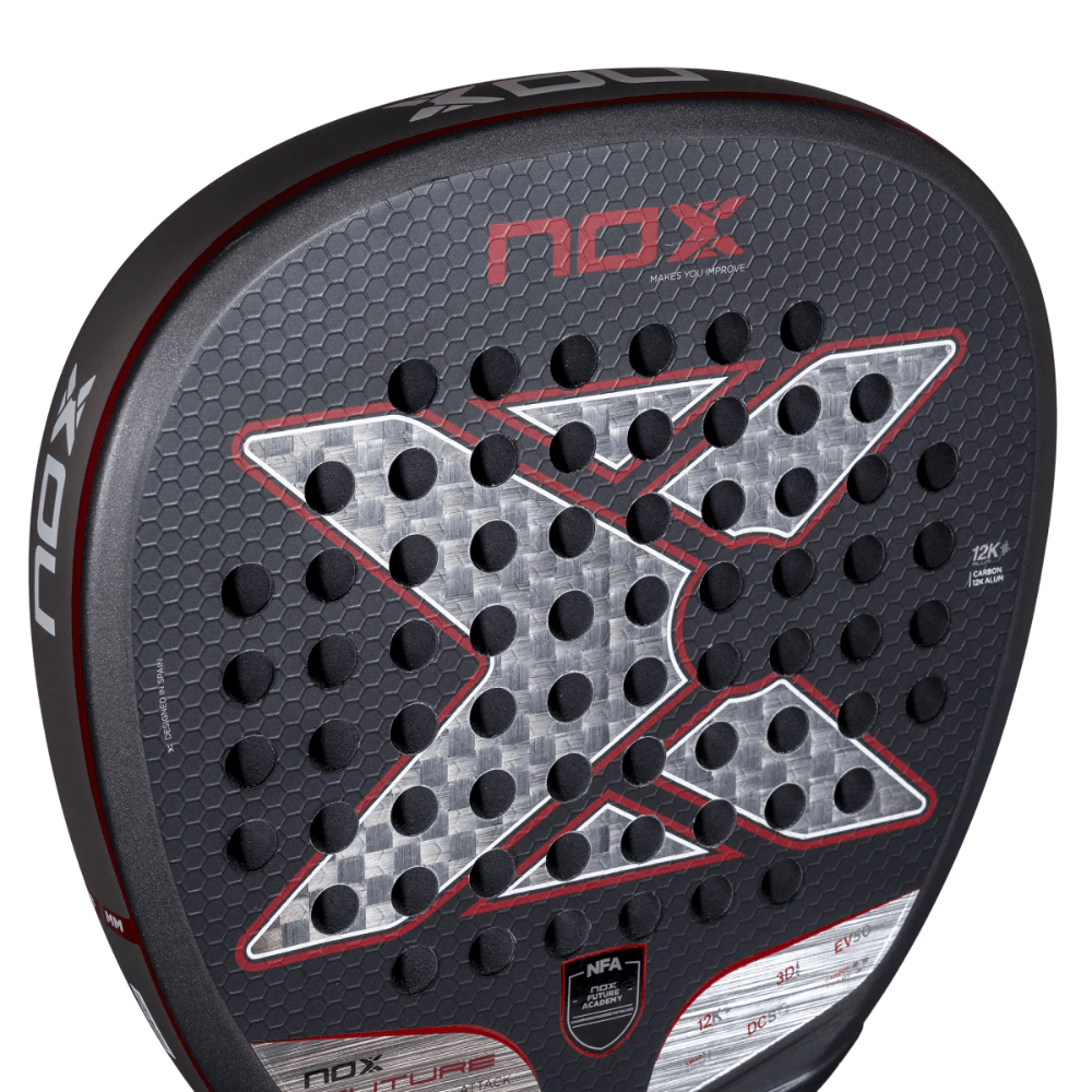 Pala Padel Nox Future Attack 12K Alum NFA - Sur SportsPalas