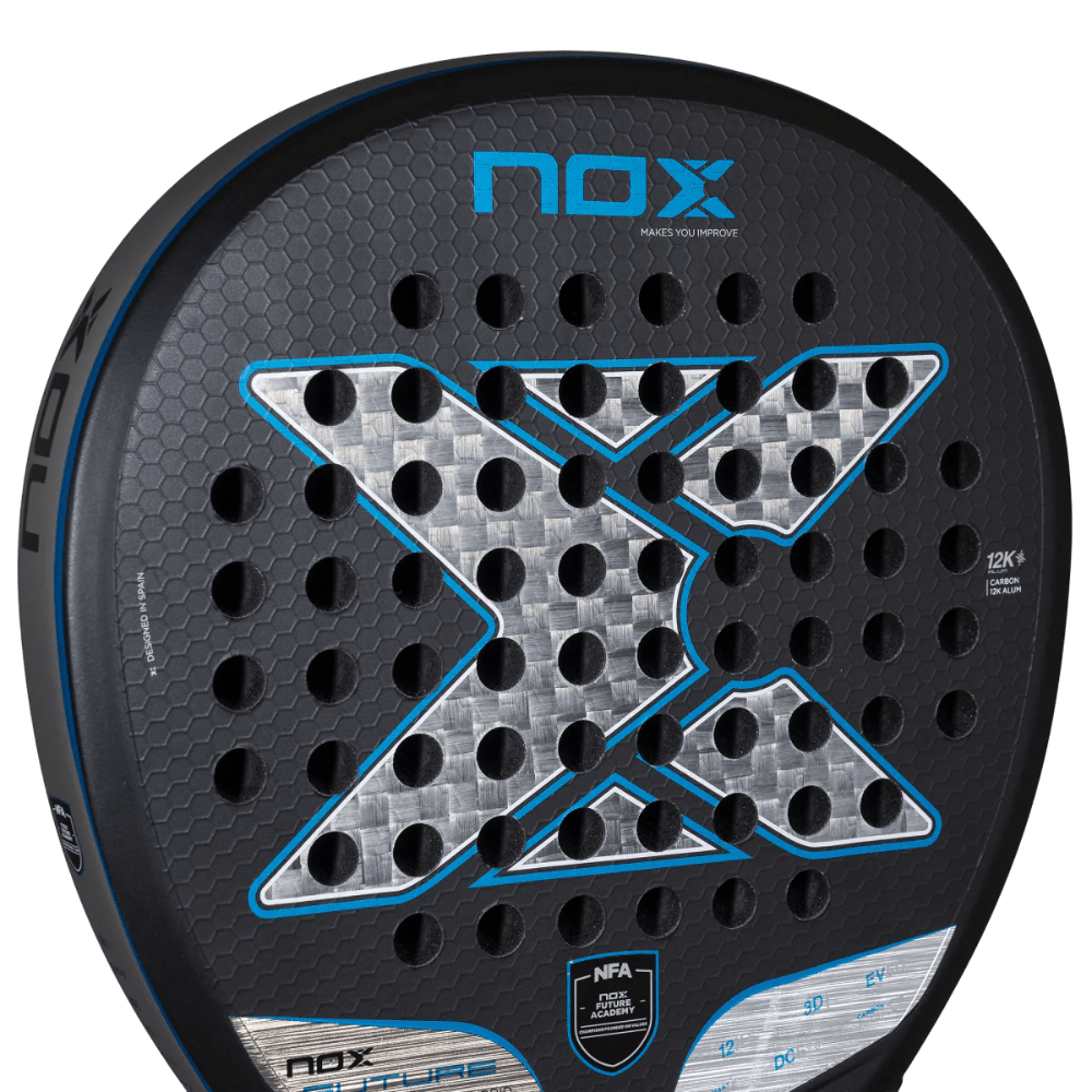 Pala Padel Nox Future Hybrid 12K Alum NFA - Sur SportsPalas