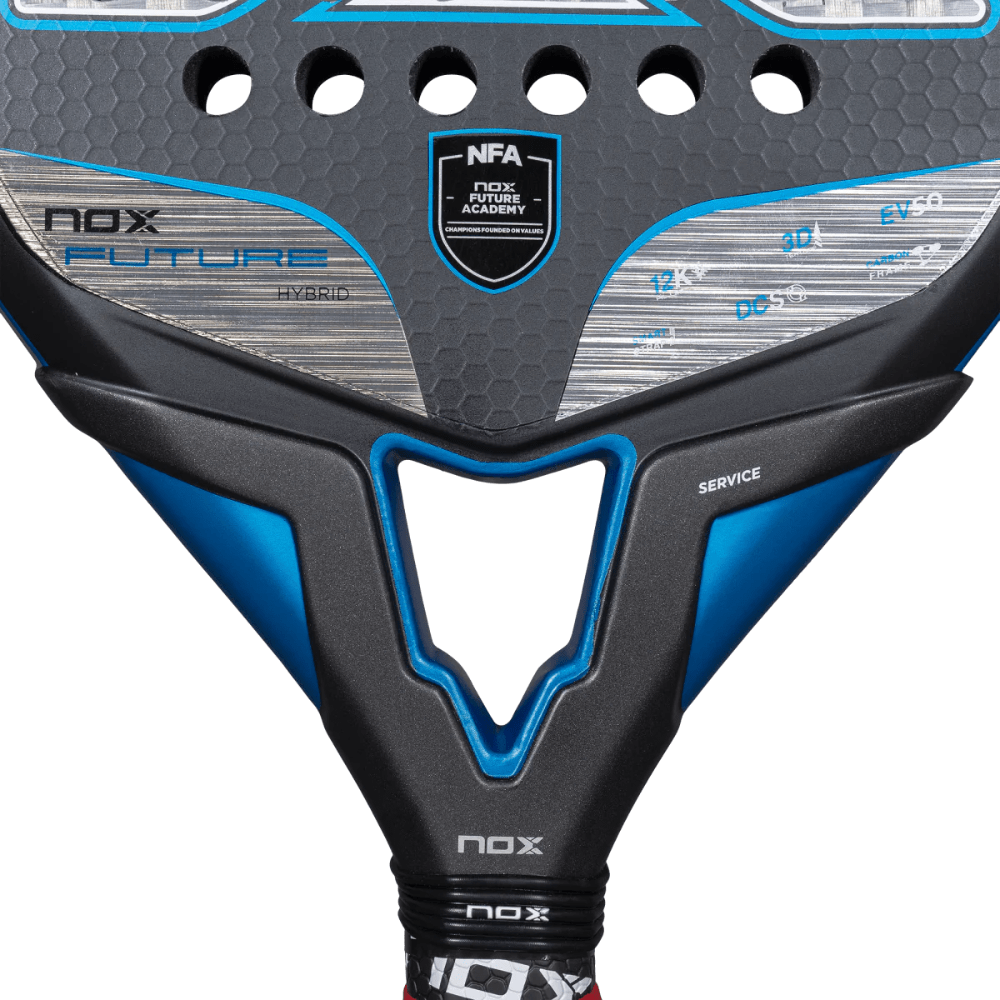 Pala Padel Nox Future Hybrid 12K Alum NFA - Sur SportsPalas