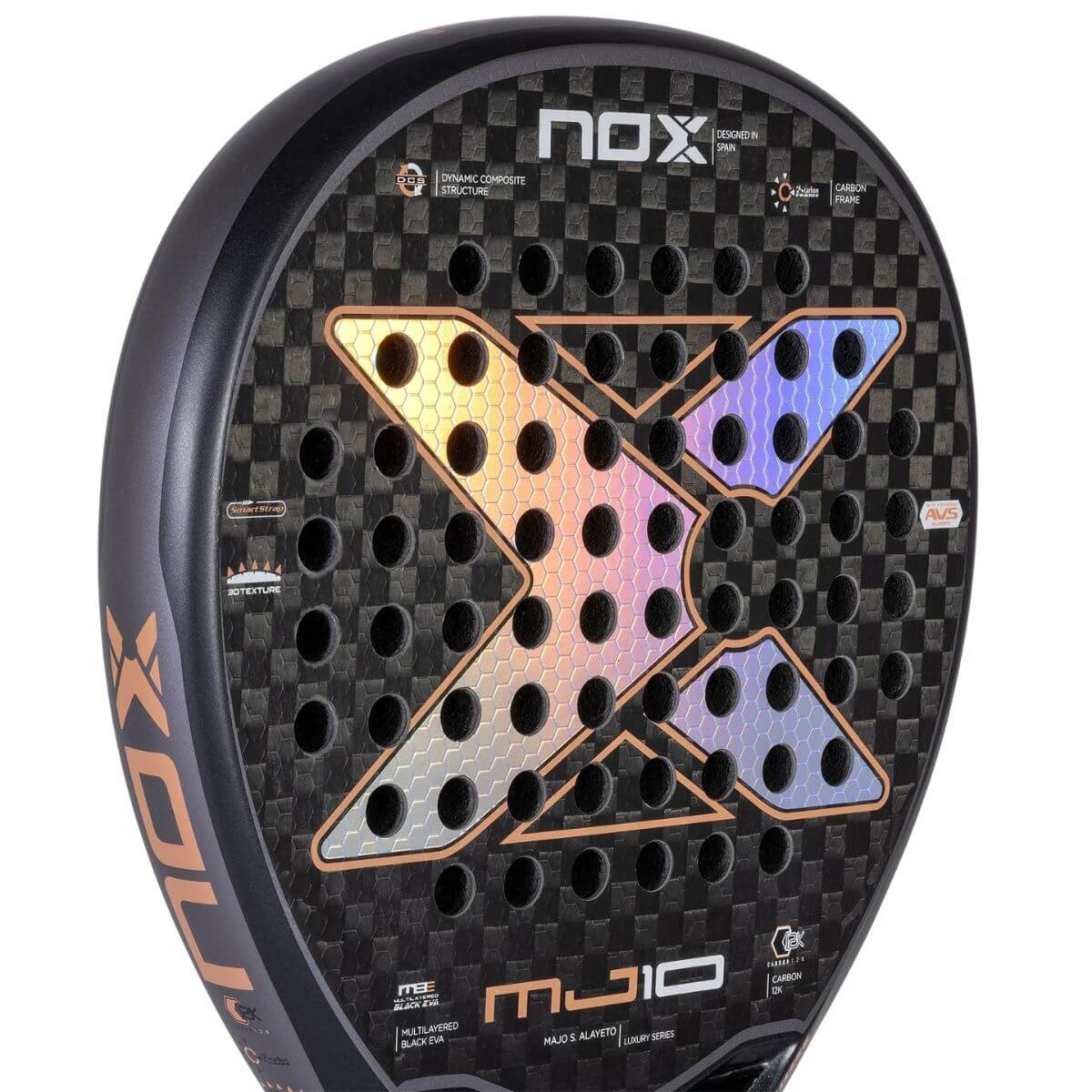 Pala Padel Nox MJ10 Gemelas Atomikas By Majo S.Alayeto (360 - 375gr) 2023 - Sur SportsPalas