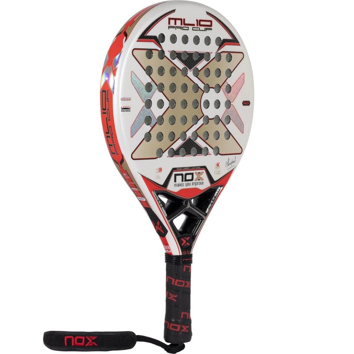 Pala Padel Nox ML10 Pro Cup Luxury By Miguel Lamperti (360 - 375gr) 2023 - Sur SportsPalas