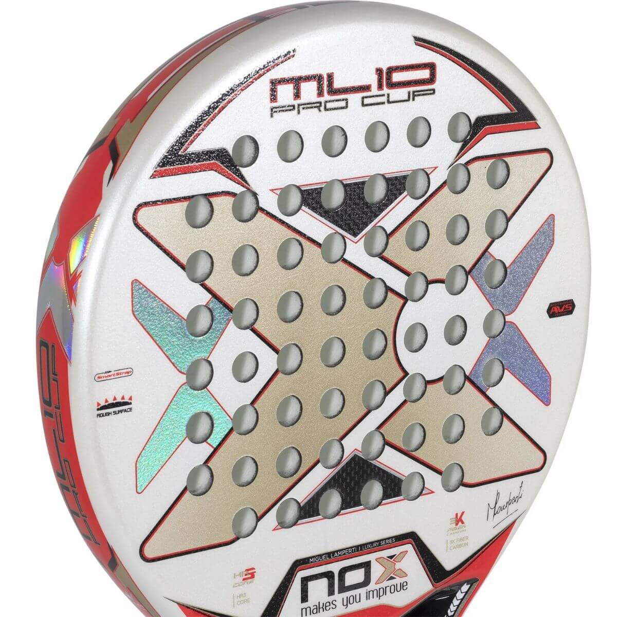 Pala Padel Nox ML10 Pro Cup Luxury By Miguel Lamperti (360 - 375gr) 2023 - Sur SportsPalas