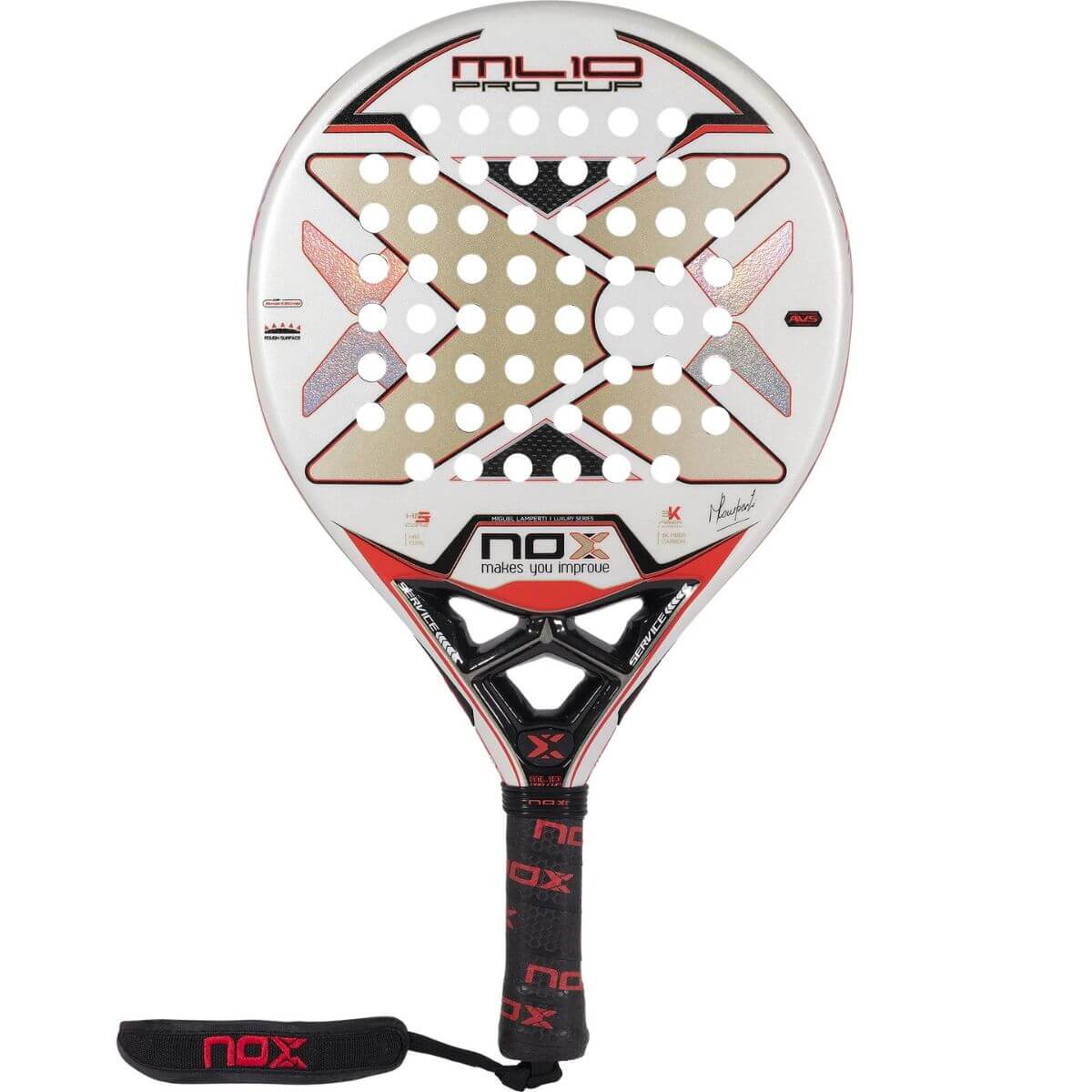 Pala Padel Nox ML10 Pro Cup Luxury By Miguel Lamperti (360 - 375gr) 2023 - Sur SportsPalas