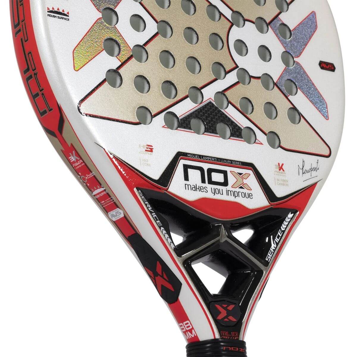 Pala Padel Nox ML10 Pro Cup Luxury By Miguel Lamperti (360 - 375gr) 2023 - Sur SportsPalas