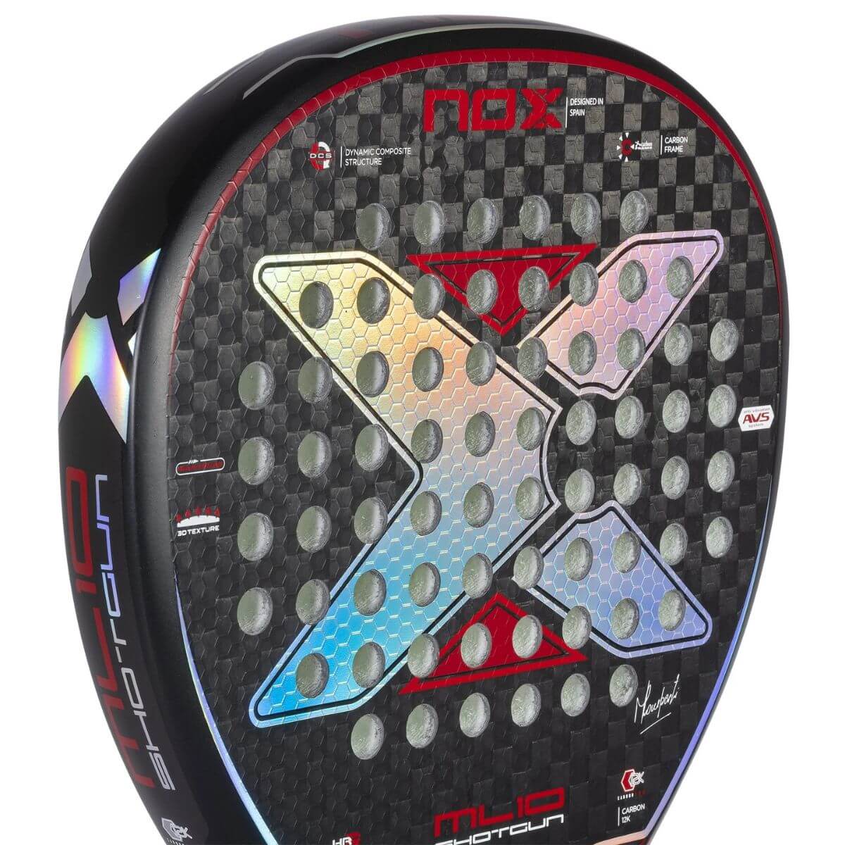 Pala Padel Nox ML10 Shotgun Luxury Series (360 - 375gr) 2023 - Sur SportsPalas