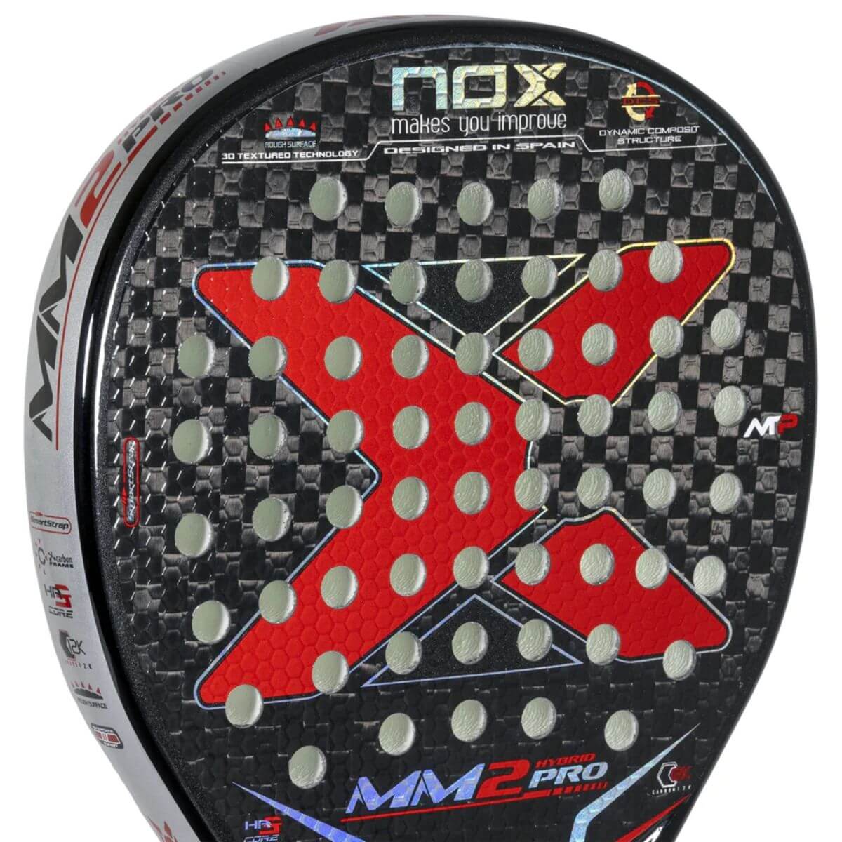 Pala Padel Nox MM2 Pro by Manu Martín (360 - 375gr) - Sur SportsPalas