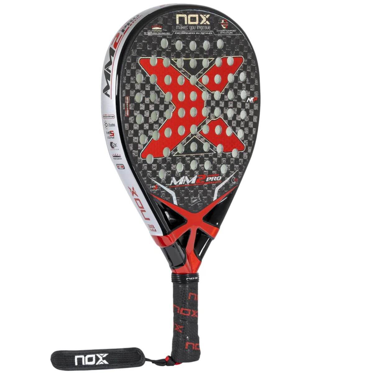 Pala Padel Nox MM2 Pro by Manu Martín (360 - 375gr) - Sur SportsPalas