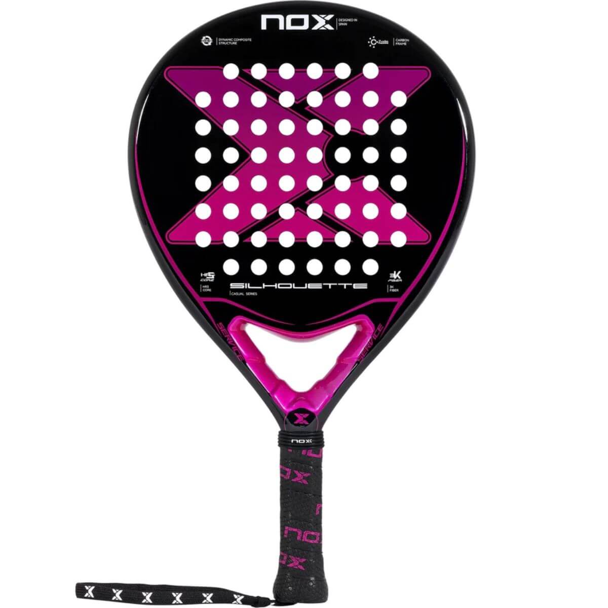 Pala Padel Nox Silhouette Casual Series (360 - 375gr) 2023 - Sur SportsPalas