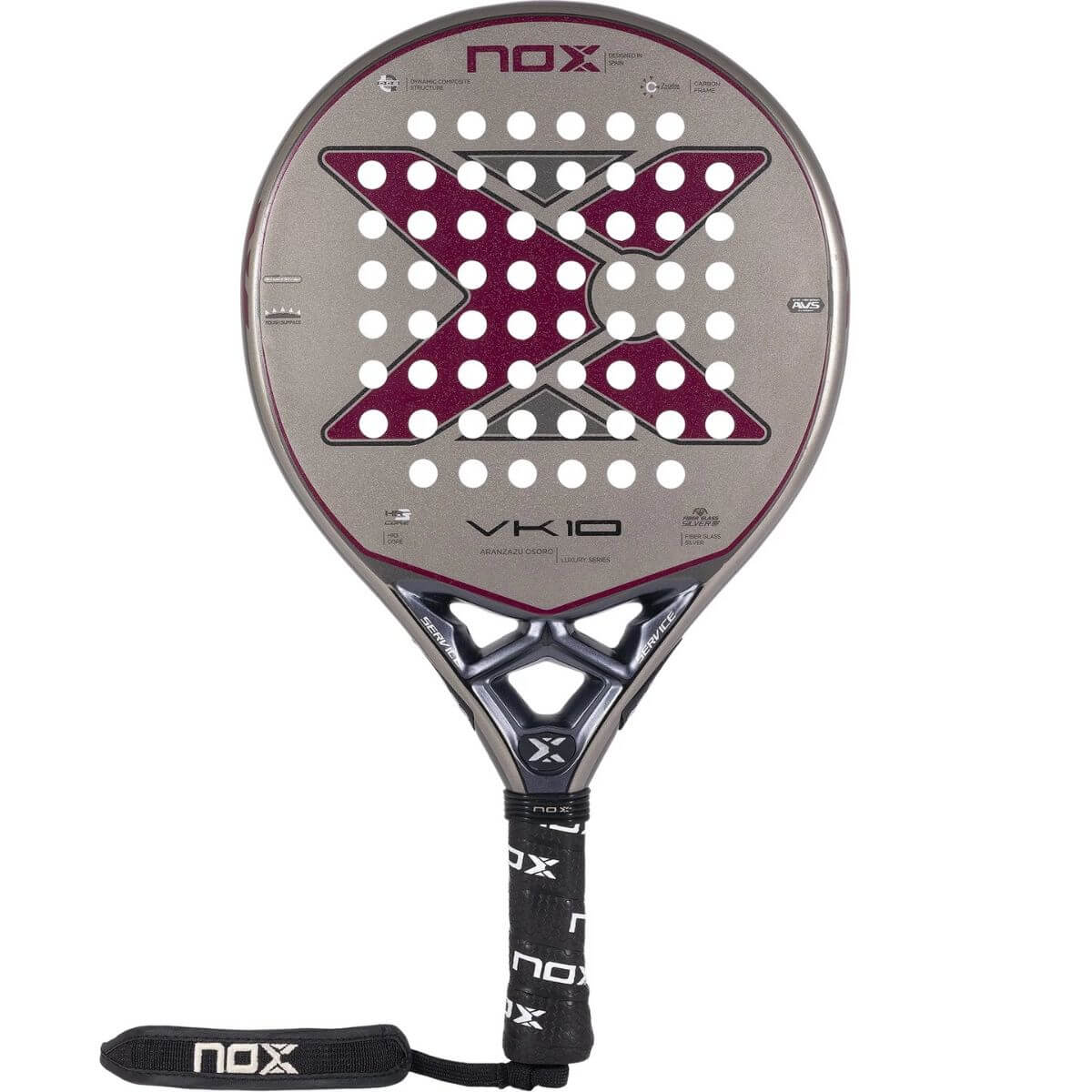 Pala Padel Nox VK10 By Aranzazu Osoro (360 - 375gr) 2023 - Sur SportsPalas