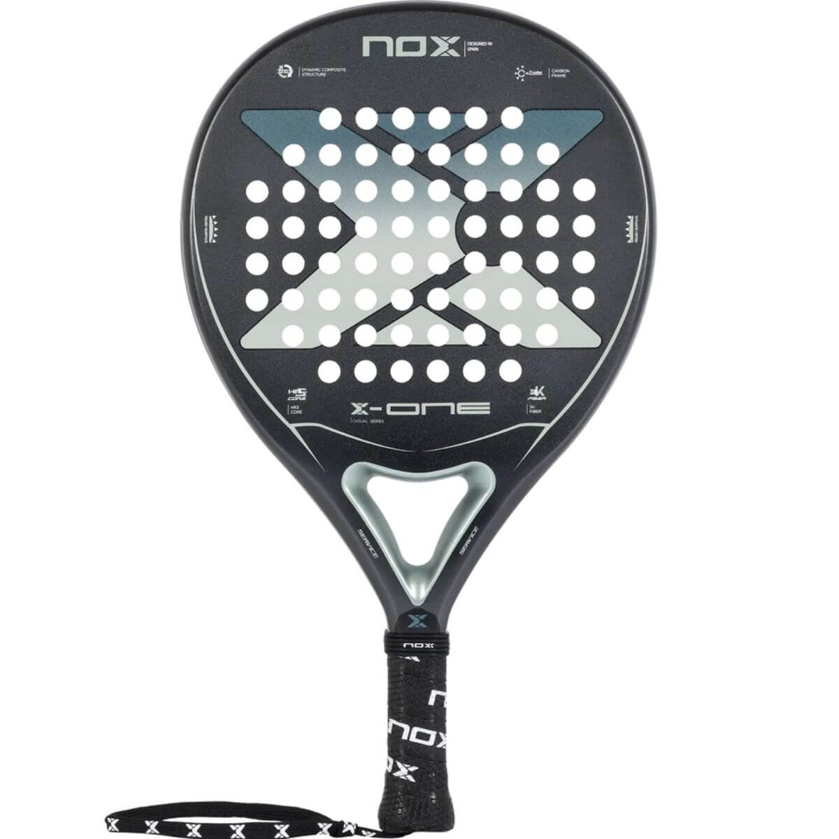 Pala Padel Nox XOne Evo Blue (360 - 375gr) 2023 - Sur SportsPalas