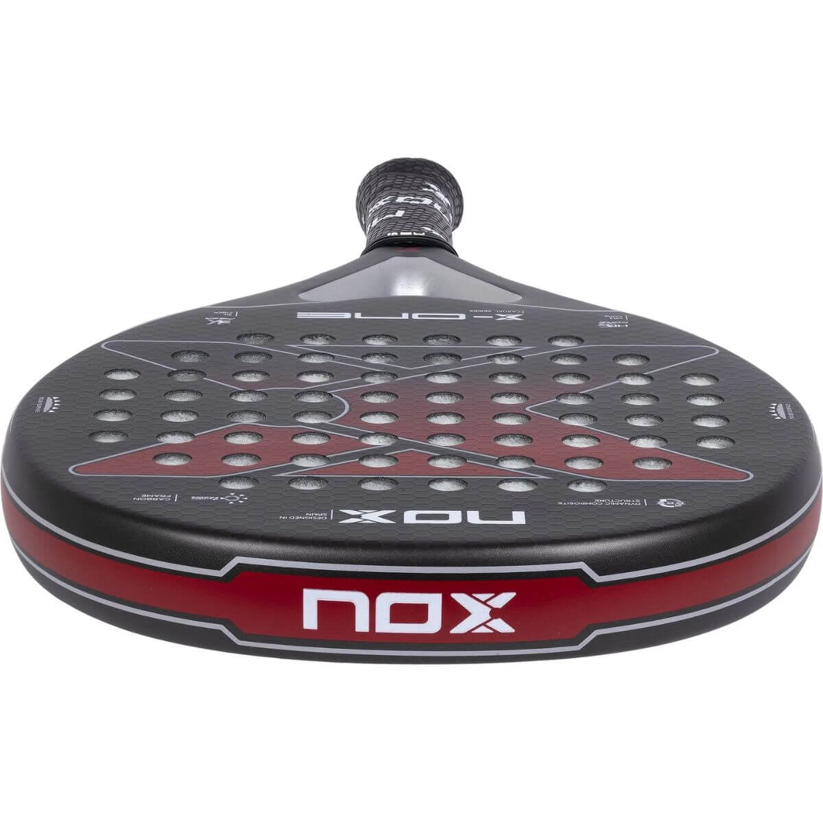 Pala Padel Nox XOne Evo Red (360 - 375gr) 2023 - Sur SportsPalas