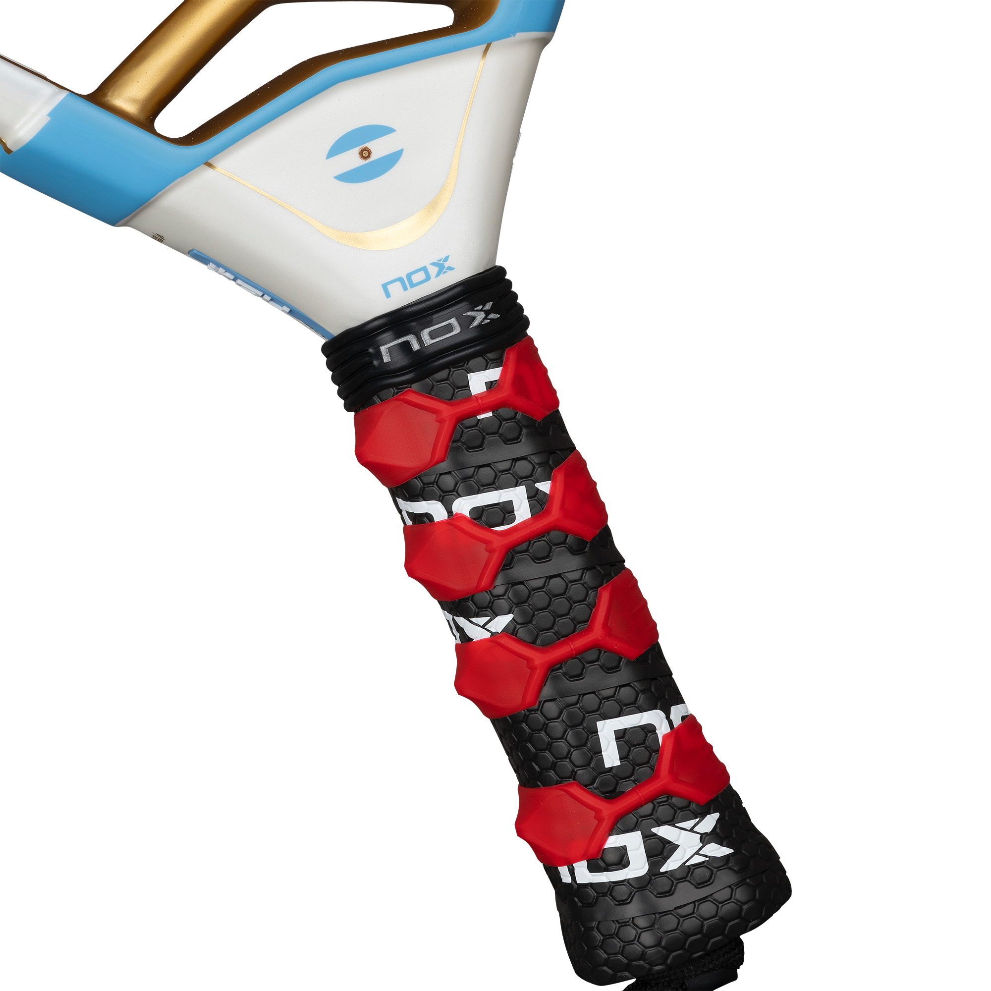 Pala Padel Nox AT10 Luxury Genius 18K Alum Buenos Aires Exclusive Edition 2026 + Overgrip + Protector + Llavero